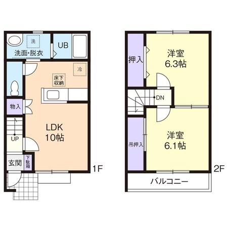 Ｍａｍａ　Ｃｕｔｅの物件間取画像